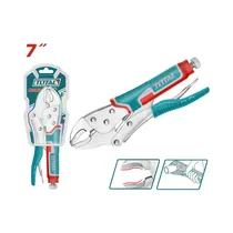 Alicate de Presión Mandíbula Curva Total THT190703 17.7 CM