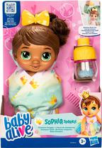 Boneca Sophia Sparkle Baby Alive Shampoo Snuggle Hasbro - F9120