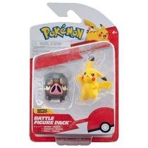 Jazwares Figura Pokemon Battle Fig.Pikachu + Lechonk Plastico Multicolor