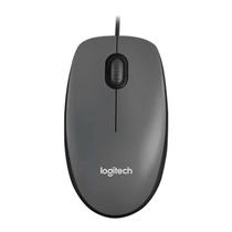 Mouse Logitech M100 USB Dark 910-001601 Cinza