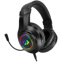 Headset Redragon Hylas H260RGB com Microfone Ajustável/50MM - Preto
