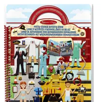 Sticker Books Reutilizável Das Profissões Melissa & Doug