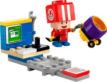 Lego Super Mario Kart Toad (Pit Crew) - 30702 (39 Peças)