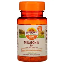 Sundown Melatonina 3MG com 120 Cápsulas
