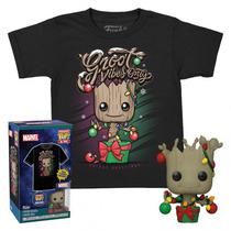 Funko Pop Pocket + Tee Marvel Guardians Of Galaxy Groot *XL* 72956