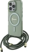 Capa com Cordão Guess para iPhone 16 Pro GUHMP16LHCTSGNSN - Green