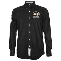 Camisa La Martina Masculino Eq.JMC610 02 - Preto