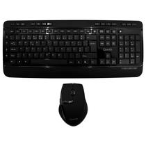 Teclado + Mouse Quanta QTKTM1600 Wireless / Portugues - Preto