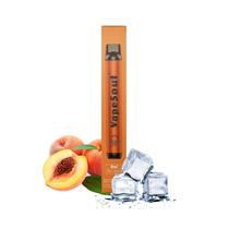 Vape Pod Descartavel Vapesoul 1000 Puffs, 4ML, 50MG (5%), 900MAH - Peach Ice (Pessego Ice)