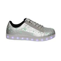 Tenis LED 998 Silver (N.39)