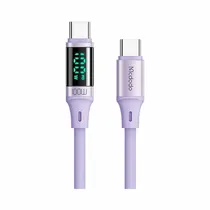Cable Mcdodo CA-1943 USB-C A USB-C 1.8M Lila