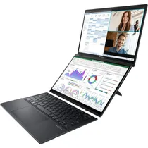 Notebook Asus Zenbook Duo UX8406CA Oled 14" Intel Core Ultra 9 285H 32 GB LPDDR5X 1 TB SSD Touch - Inkwell Gray