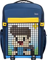 Mochila LED Pixel Art Animation Divoom Backpack-s 14" Navy Blue