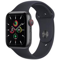 Relogio Apple Watch Se 44MM 4NTY3LL/A Opem Box Black s/M GPS+Cell