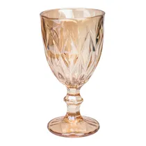 Copo de Vidro 16.5X9CM Dourado