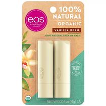 Eos Balsamo Labial Lip Natural Vainilla Bean c/2 2675 Hidratante s/C