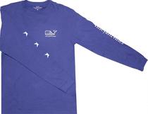 Outlet Camiseta Manga Longa Vineyard Vines 1V0162 Masculina - Navy