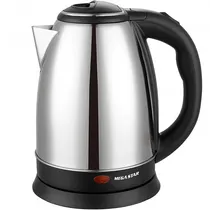 Chaleira Elétrica Inox Mega Star TM9606B 220V - Prata/Preto 2L