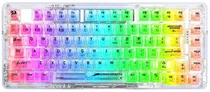 Teclado Gaming Redragon Elf Pro K649CT-RGB (Inglês - 3 Modos) Switch Crystal