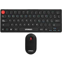 Kit Teclado + Mouse Satellite AK-6012G Sem Fio - Preto (Espanhol)