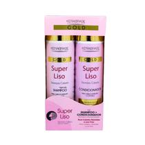 Kit Tratamiento Capilar Kerabrasil Gold Super Liso 2 Piezas