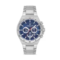 Relógio Analógico Masculino Daniel Klein Exclusive DK.1.12605-3 - Prata/Azul
