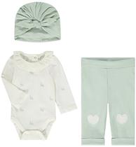 Conjunto para Bebe Orchestra HB011P-Vec Feminino (3 Pecas)