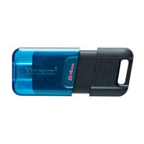 Pendrive Kingston Datatraveler 80M 64GB USB-C/USB 3.2 - Azul DT80M/64GB