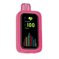 Vap Pod Descartável Flvrcrush Dual Mesh 16000 Puffs - Strawberry Kiwi