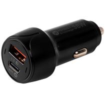 Carregador para Carro Mox MO-CC320 / USB / USB-C / 38W - Preto