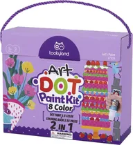 Kit de Pintura de Pontos Tookyland Art Dot Paint - LT333 (8 Cores)