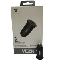 Carregador Vezr p/Aauto VC02 40W Black
