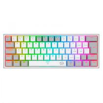 Teclado Gamer Redragon Fizz K617 RGB Switch Red Layout 60% - Cinza