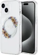 Capa Guess para iPhone 14 GUHMP14SHFWFCT - Flowers Wreath