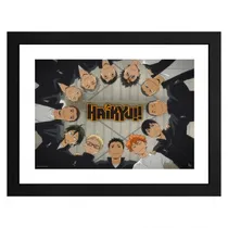 Abystyle Poster Haikyu Karasuno Fight Framed Print 0680