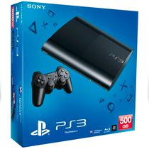 Console Play 3 500GB Super Slim com Jogos No HD