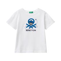 Camiseta Infantil Benetton 3I1XG10CY 101