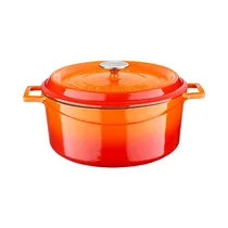 Cacerola de Hierro Fundido Lava LVYTC28EDTK2O 6.71L 28 CM Naranja
