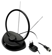 Antena de TV Digital Interna BAK BK-ANT182-In Bivolt Preto