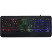 Teclado Mtek KB-7701LR-Esp Backlight USB - Preto (Espanhol)