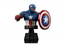 Boneco Diamond Gallery Marvel Avengers Captain America Bust 39904