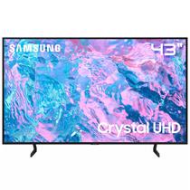 Smart TV LED de 43" Samsung UN43CU7090G FHD Wi-Fi/Bluetooth/USB/HDMI - Preto