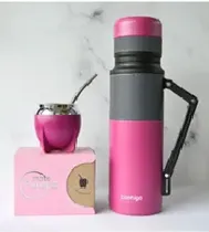 Contigo Kit p/Mate Termo 1.1L + Guampa + Bombilla