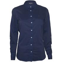 Camisa Tommy Hilfiger Feminina WW0WW11917-443 04 - Azul Marinho