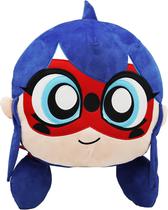 Travesseiro Infantil Miraculous Ladybug Zag Play - M13031 Azul