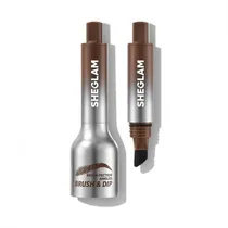 Pincel Angular para Sobrancelhas Sheglam Browfection Angled Brush Dip Auburn