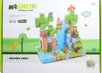 Cubos Magnéticos de Construção Magnetic Chuang Huang - CH1283 (139 Pçs)