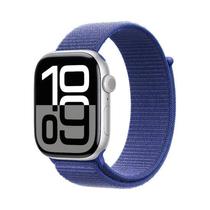 Apple Watch S10 42MM MWWD3LW/A Silver Aluminum Blue Cloud Sport Loop GPS