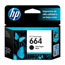Cartucho HP 664 Black