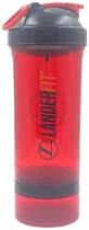 Garrafa Shaker Landerfit Pro 700ML - Vermelho